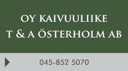 Oy Kaivuuliike T & A Österholm Ab   logo